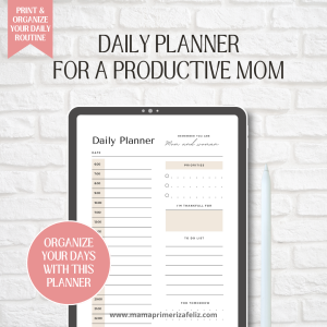 Daily Planner for a productive mom