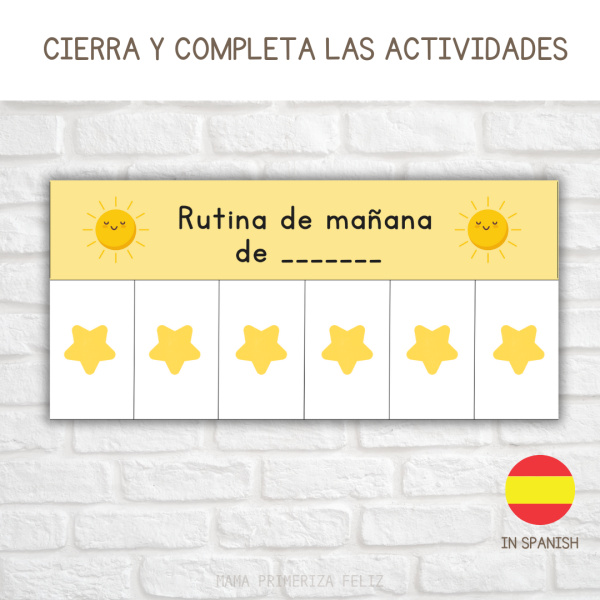 TABLA DE RUTINA DE DIA Y NOCHE IMPRIMIBLE