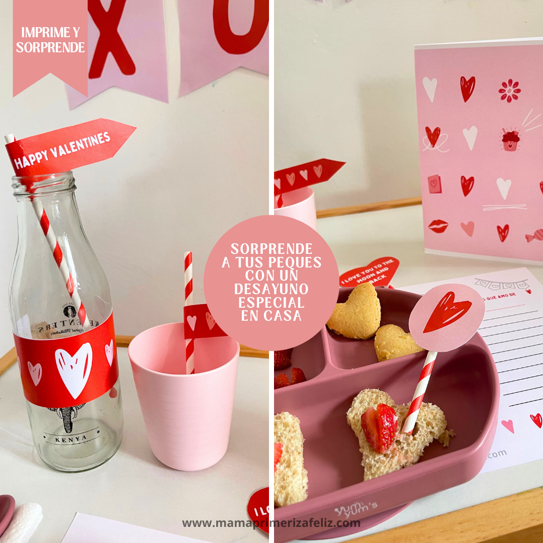 Decoración Imprimible de San Valentín