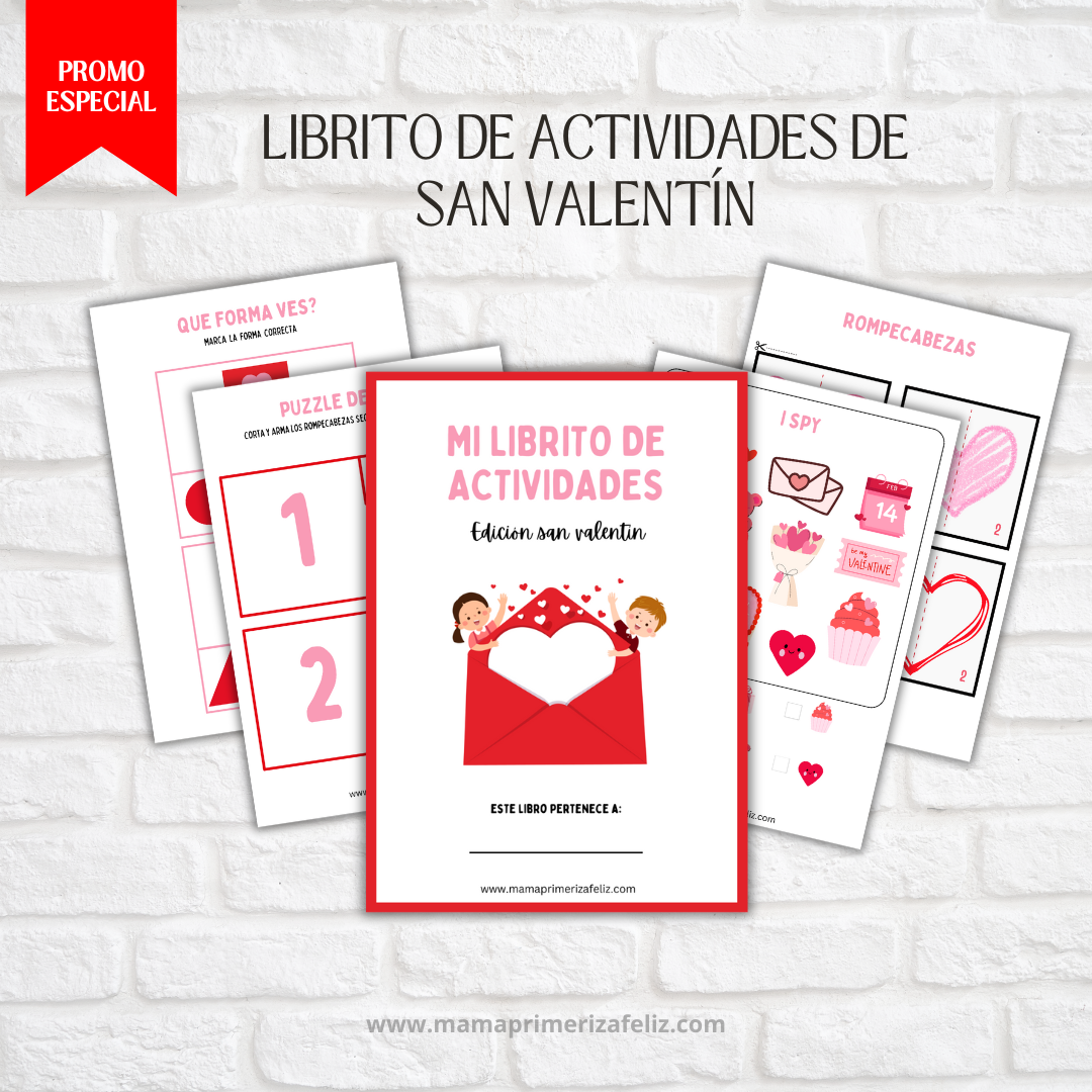 Librito de actividades Edición san valentín