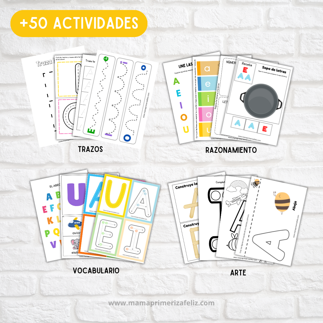 Librito de actividades las vocales